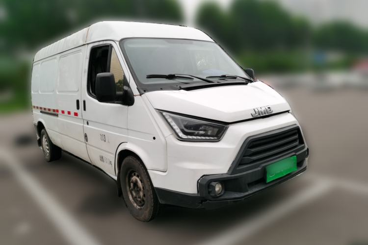 Used JMC Transit 2017 2.8T Commercial Version Long Wheelbase Mid-Roof 3-Seater JX493 Front Right 45 Deg