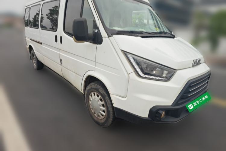Used JMC Transit 2017 2.8T Commercial Version Long Wheelbase High-Roof 6/7/8-Seater JX493 Front Right 45 Deg