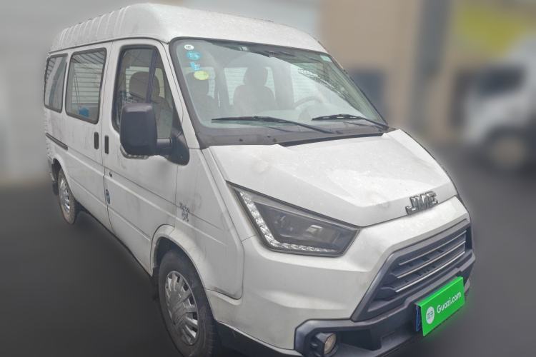 Used JMC Transit 2017 2.8T Commercial Version Short Wheelbase Mid-Roof 6/7/8-Seater JX493 Front Right 45 Deg