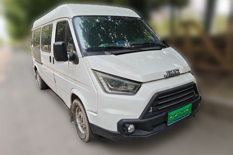 Used JMC Transit 2017 2.8T Commercial Version Long Wheelbase Mid-Roof 6/7/8-Seater JX493 Front Right 45 Deg