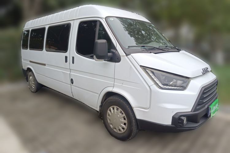 Used JMC Transit 2017 2.8T Commercial Version Long Wheelbase Mid-Roof 6/7/8-Seater JX493 Front Right 45 Deg