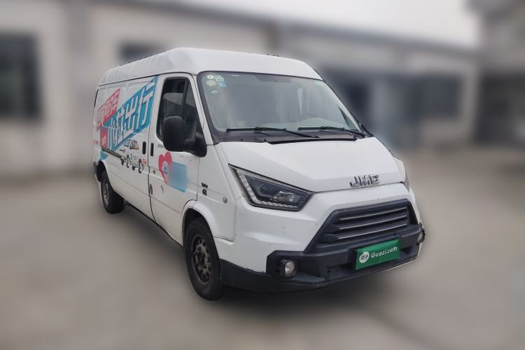 Used JMC Transit 2017 2.8T Commercial Version Long Wheelbase Mid-Roof 3-Seater JX493 Front Right 45 Deg