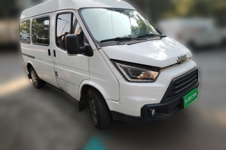 Used JMC Transit 2017 2.8T Commercial Version Short Wheelbase Mid-Roof 6/7/8-Seater JX493 Front Right 45 Deg