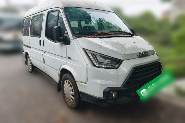 Used JMC Transit 2017 2.8T Commercial Version Short Wheelbase Mid-Roof 6/7/8-Seater JX493 Front Right 45 Deg