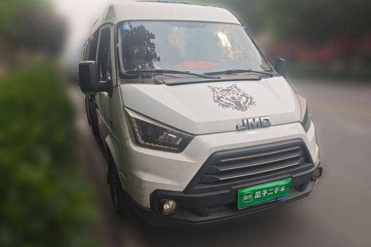 Used JMC Transit 2017 2.8T Commercial Version Long Wheelbase Mid-Roof 6/7/8-Seater JX493 Front Right 45 Deg