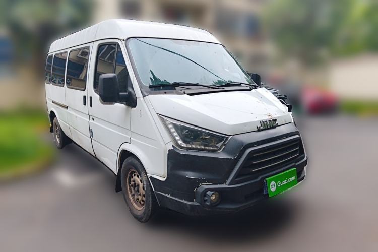 Used JMC Transit 2017 2.8T Commercial Version Long Wheelbase Mid-Roof 6/7/8-Seater JX493 Front Right 45 Deg