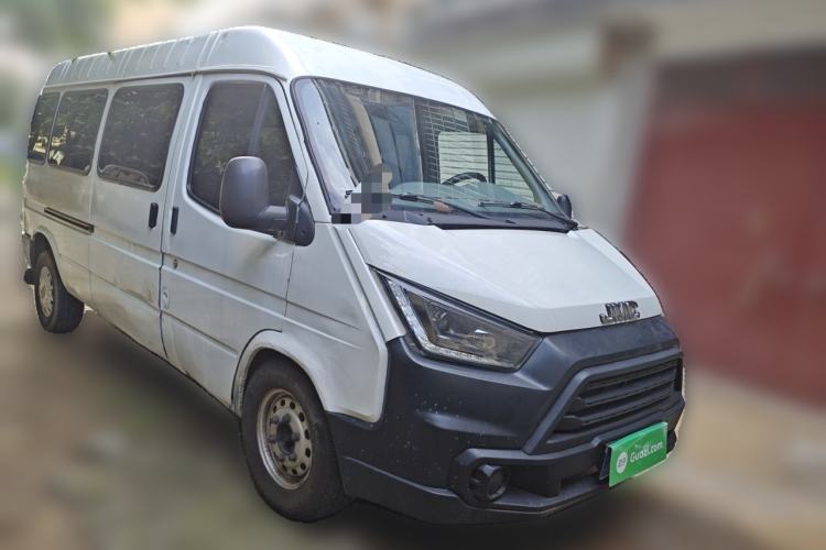 Used JMC Transit 2017 2.8T Commercial Version Long Wheelbase Mid-Roof 6/7/8-Seater JX493 Front Right 45 Deg