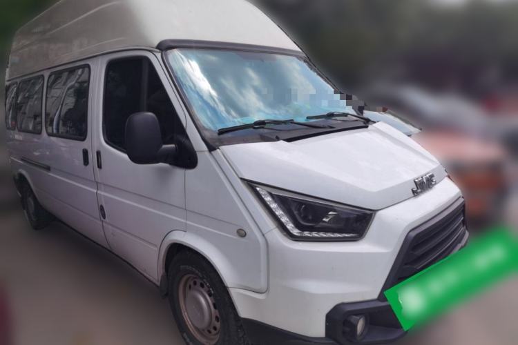 Used JMC Transit 2017 2.8T Commercial Version Long Wheelbase High-Roof 6/7/8-Seater JX493 Front Right 45 Deg
