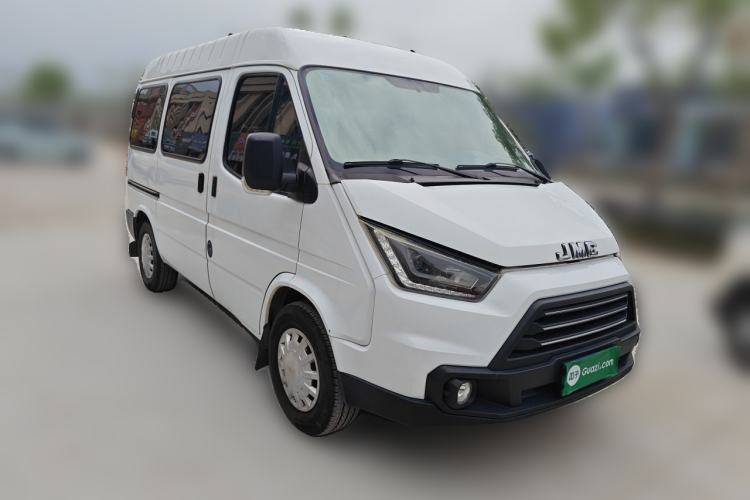 Used JMC Transit 2017 2.8T Commercial Version Short Wheelbase Mid-Roof 6/7/8-Seater JX493 Front Right 45 Deg