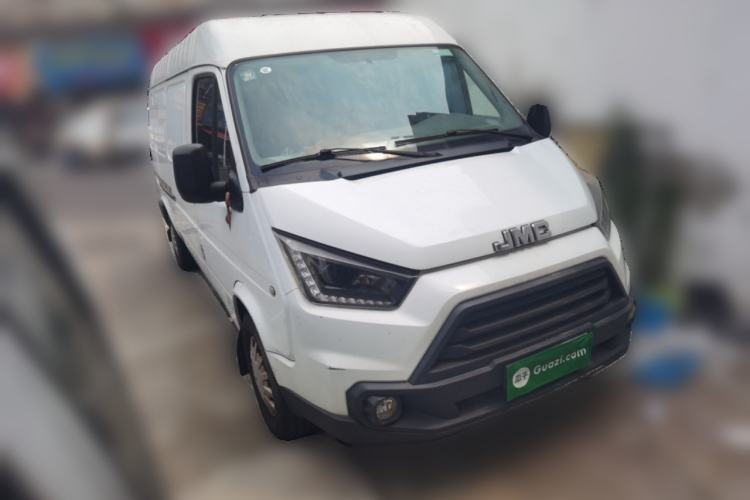 Used JMC Transit 2017 2.8T Commercial Version Long Wheelbase Mid-Roof 3-Seater JX493 Front Right 45 Deg