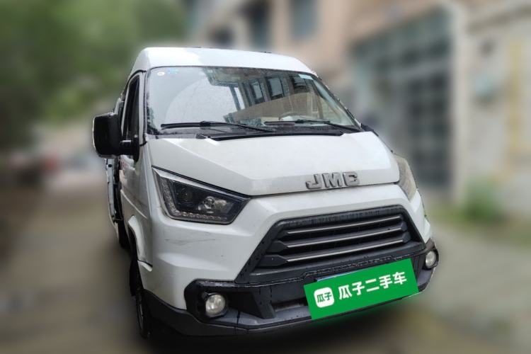 Used JMC Transit 2017 2.8T Commercial Version Short Wheelbase Mid-Roof 6/7/8-Seater JX493 Front Right 45 Deg