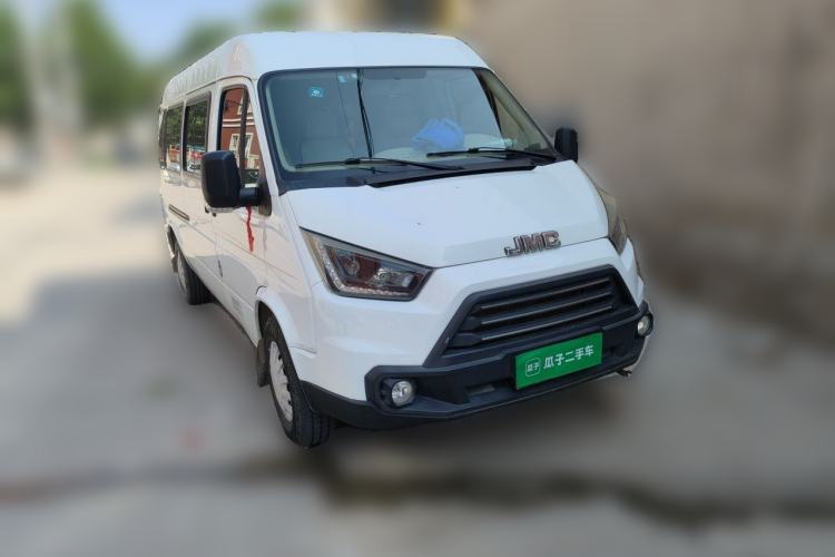 Used JMC Transit 2017 2.8T Business-Grade Long Wheelbase Mid-Roof 14/15-Seater JX493 Front Right 45 Deg