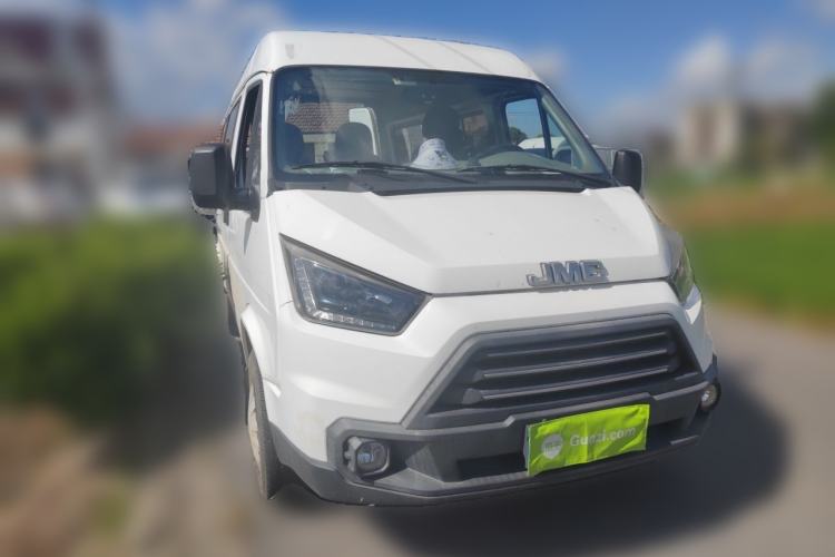 Used JMC Transit 2017 2.8T Commercial Version Short Wheelbase Mid-Roof 6/7/8-Seater JX493 Front Right 45 Deg