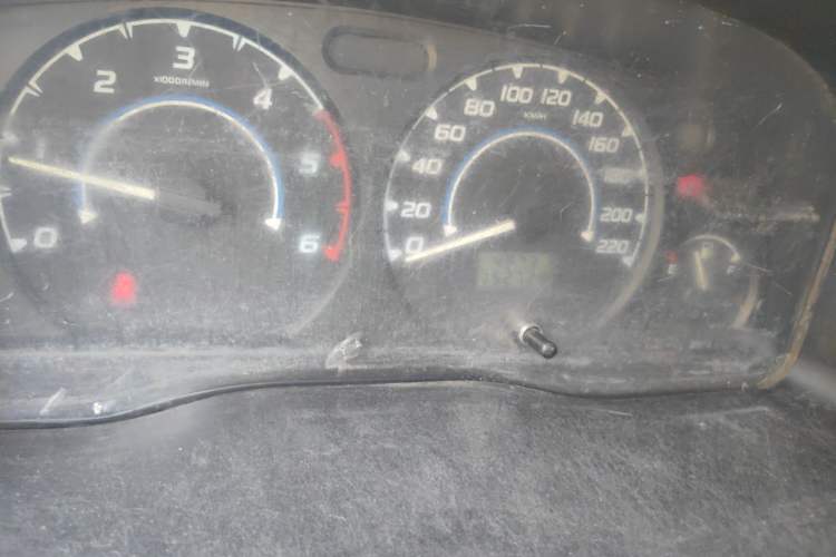 Used JMC Transit  Odometer Close Up