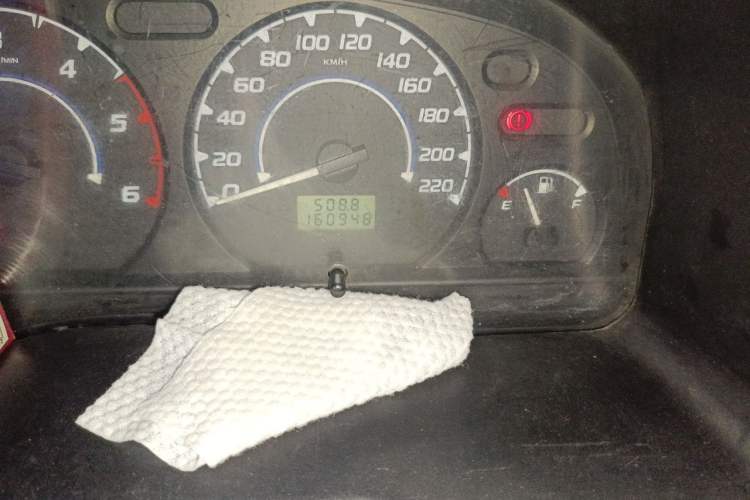 Used JMC Transit  Odometer Close Up