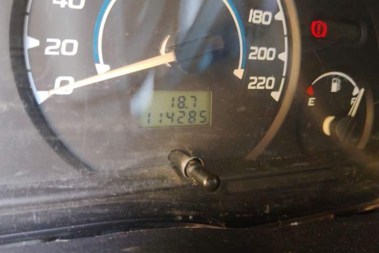 Used JMC Transit  Odometer Close Up