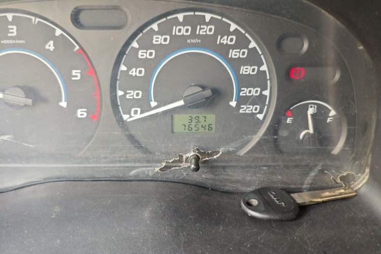 Used JMC Transit  Odometer Close Up