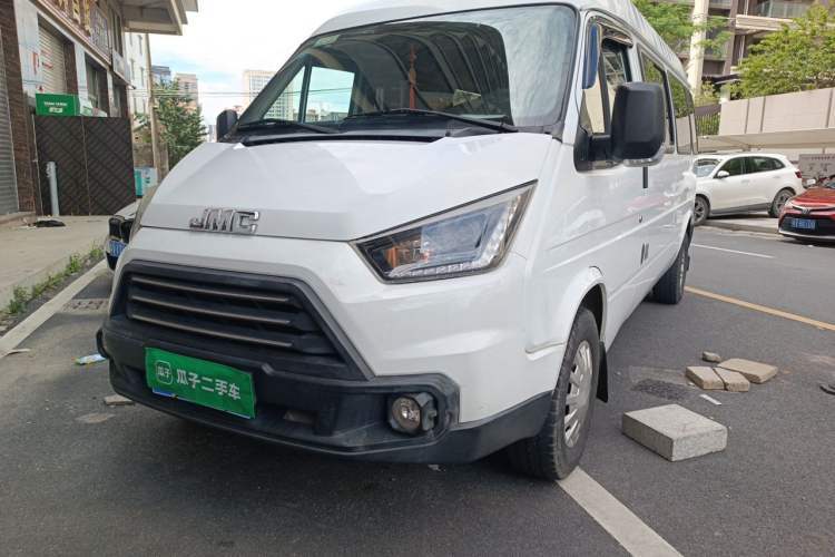 Used JMC Transit 2017 2.8T Commercial Version Long Wheelbase Mid-Roof 6/7/8-Seater JX493 Guazi used car, China used car export, Used car for sale, Used cars, Cheapest cars for sale