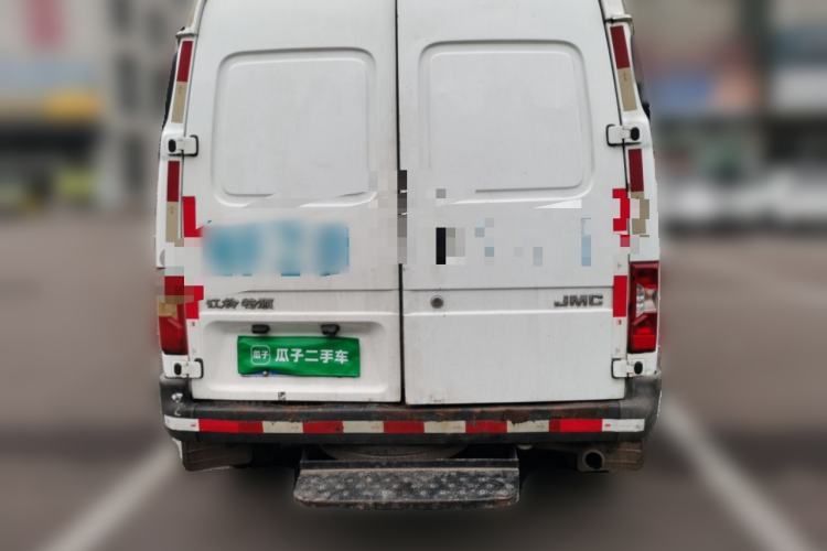 Used JMC Transit 2017 2.8T Commercial Version Long Wheelbase Mid-Roof 3-Seater JX493 Rear