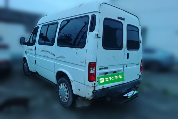 Used JMC Transit 2017 2.8T Commercial Version Short Wheelbase Low-Roof 6/7/8-Seater JX493 Rear Left 45 Deg
