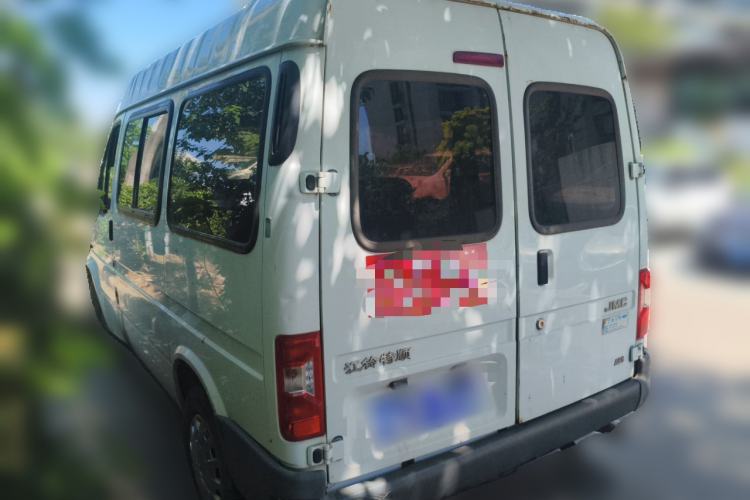 Used JMC Transit 2017 2.8T Commercial Version Short Wheelbase Mid-Roof 6/7/8-Seater JX493 Rear Left 45 Deg