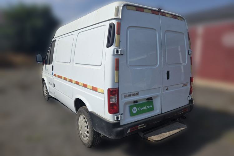 Used JMC Transit 2017 2.8T Commercial Version Short Wheelbase Mid-Roof 3-Seater JX493 Rear Left 45 Deg