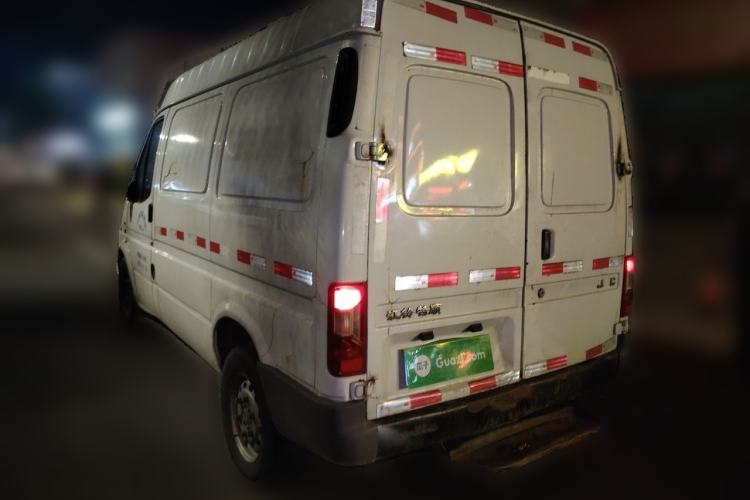 Used JMC Transit 2017 2.8T Commercial Version Short Wheelbase Mid-Roof 3-Seater JX493 Rear Left 45 Deg