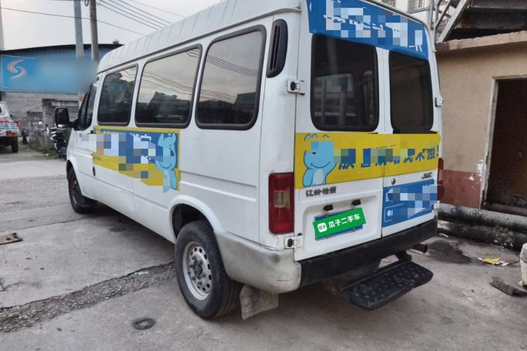 Used JMC Transit 2017 2.8T Commercial Version Long Wheelbase Mid-Roof 6/7/8-Seater JX493 Rear Left 45 Deg