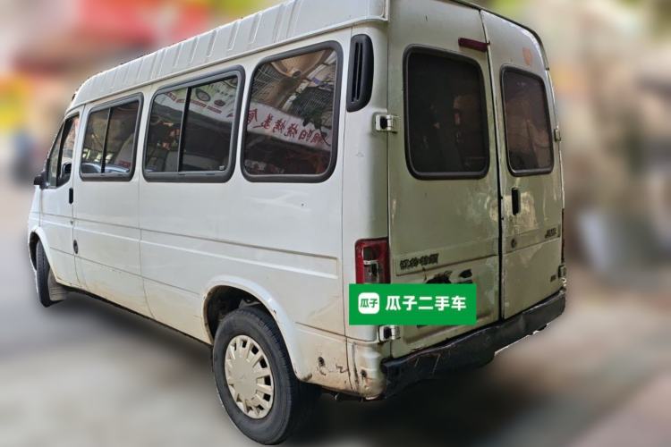 Used JMC Transit 2017 2.8T Commercial Version Long Wheelbase Mid-Roof 6/7/8-Seater JX493 Rear Left 45 Deg