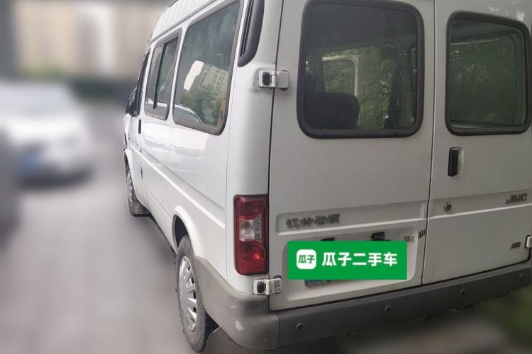 Used JMC Transit 2017 2.8T Commercial Version Short Wheelbase Mid-Roof 6/7/8-Seater JX493 Rear Left 45 Deg