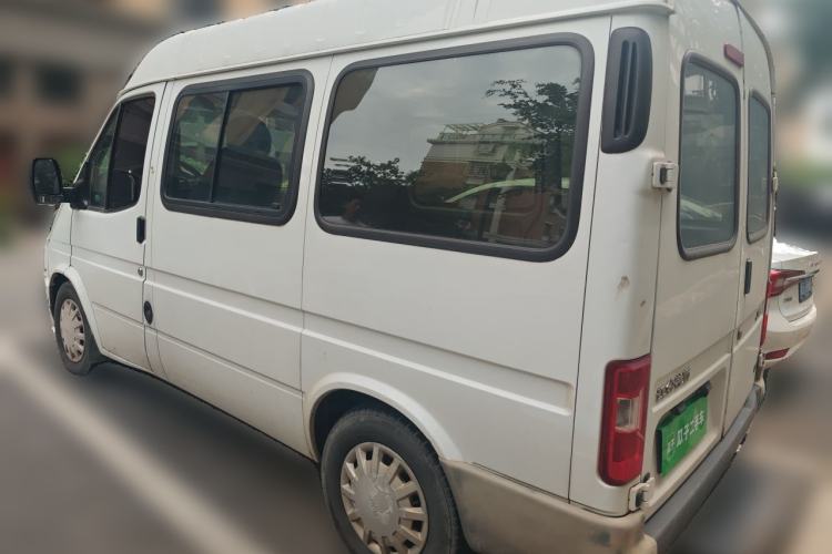 Used JMC Transit 2017 2.8T Commercial Version Short Wheelbase Mid-Roof 6/7/8-Seater JX493 Rear Left 45 Deg