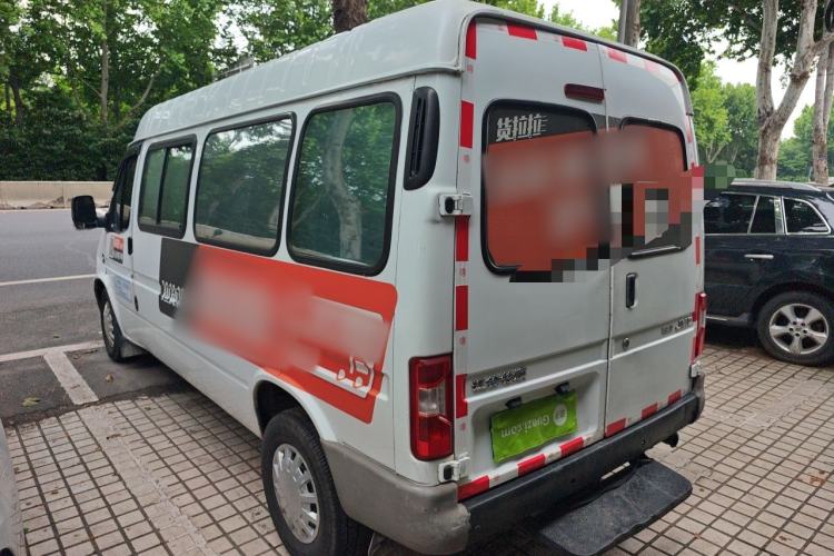 Used JMC Transit 2017 2.8T Commercial Version Long Wheelbase Mid-Roof 6/7/8-Seater JX493 Rear Left 45 Deg