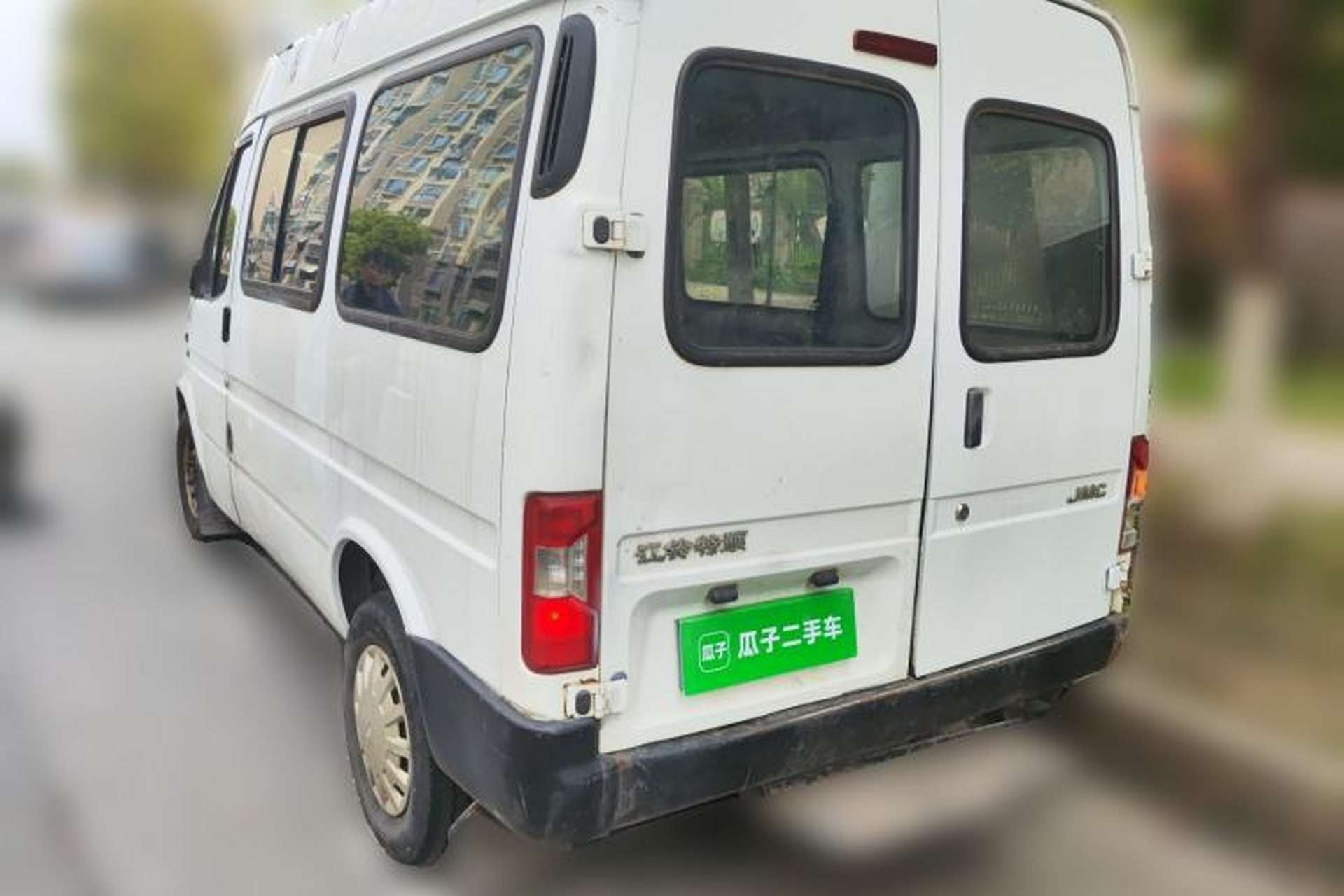 Used JMC Transit 2017 2.8T Commercial Version Short Wheelbase Mid-Roof 6/7/8-Seater JX493 Rear Left 45 Deg