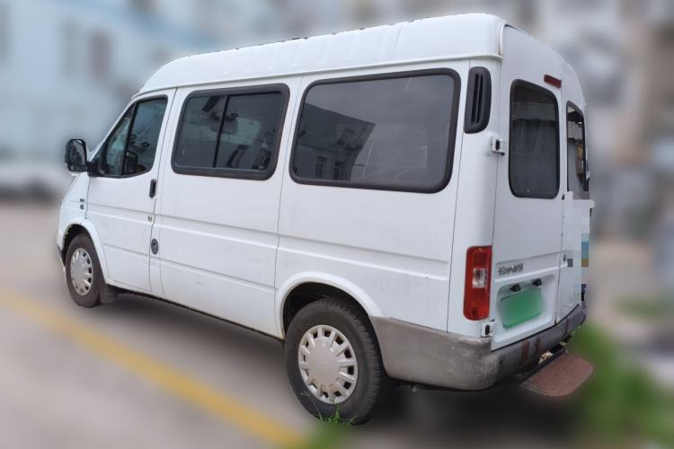 Used JMC Transit 2017 2.8T Commercial Version Short Wheelbase Mid-Roof 6/7/8-Seater JX493 Rear Left 45 Deg