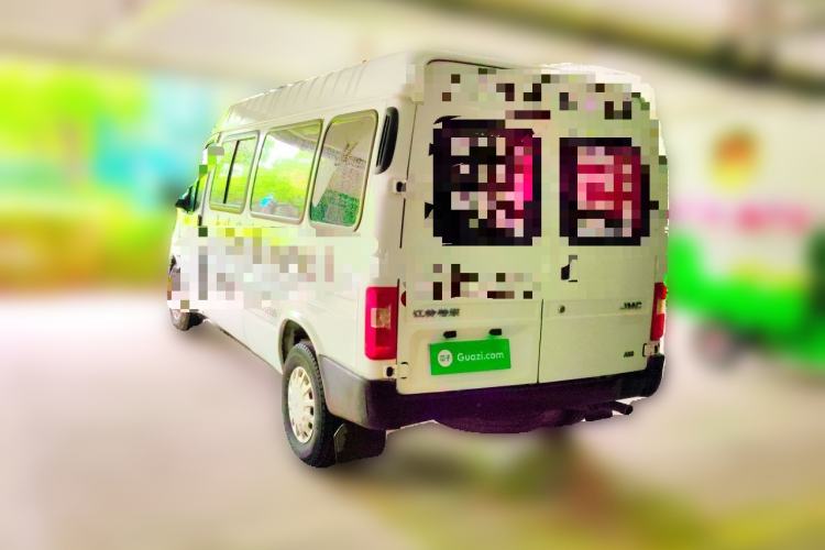 Used JMC Transit 2017 2.8T Commercial Version Long Wheelbase Mid-Roof 6/7/8-Seater JX493 Rear Left 45 Deg