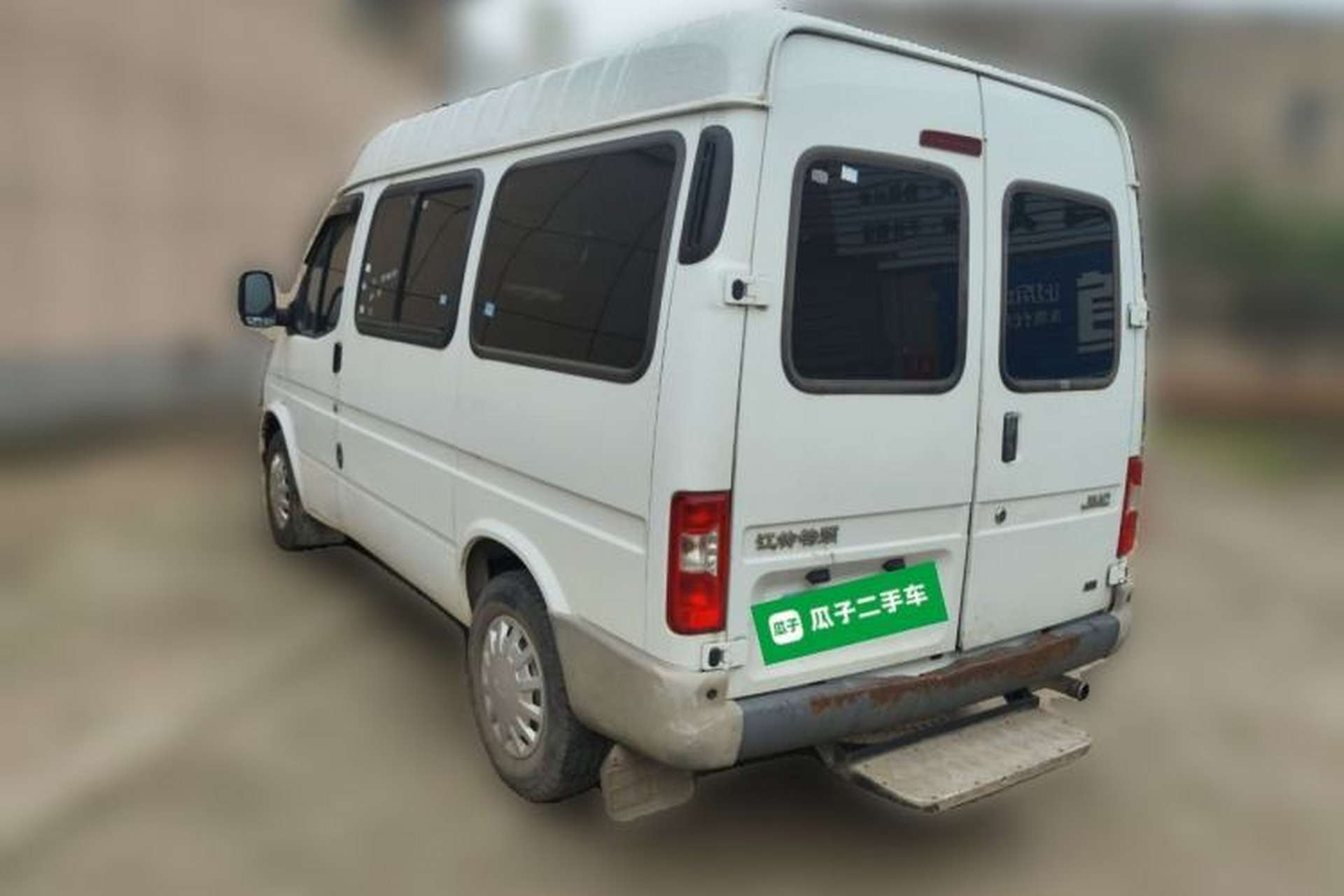 Used JMC Transit 2017 2.8T Business-Grade Short Wheelbase Mid-Roof 11/12-Seater JX493 Rear Left 45 Deg