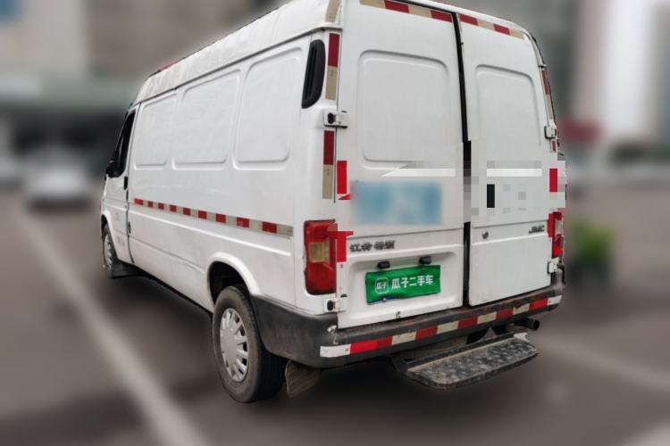 Used JMC Transit 2017 2.8T Commercial Version Long Wheelbase Mid-Roof 3-Seater JX493 Rear Left 45 Deg