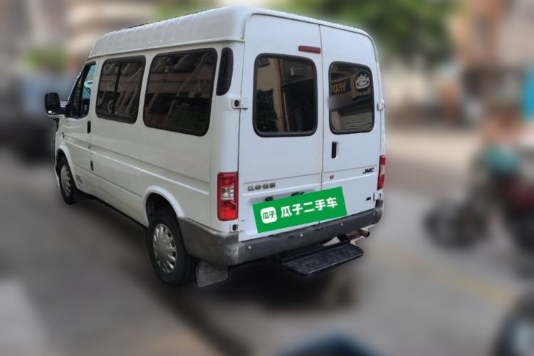 Used JMC Transit 2017 2.8T Commercial Version Short Wheelbase Mid-Roof 6/7/8-Seater JX493 Rear Left 45 Deg