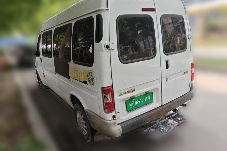 Used JMC Transit 2017 2.8T Commercial Version Long Wheelbase Mid-Roof 6/7/8-Seater JX493 Rear Left 45 Deg