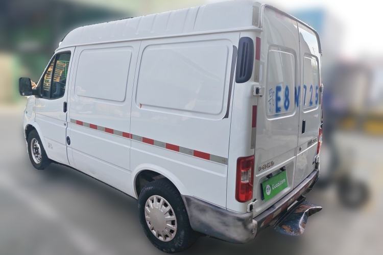 Used JMC Transit 2017 2.8T Commercial Version Short Wheelbase Mid-Roof 3-Seater JX493 Rear Left 45 Deg