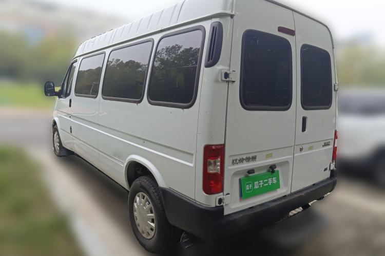 Used JMC Transit 2017 2.8T Commercial Version Long Wheelbase Mid-Roof 6/7/8-Seater JX493 Rear Left 45 Deg