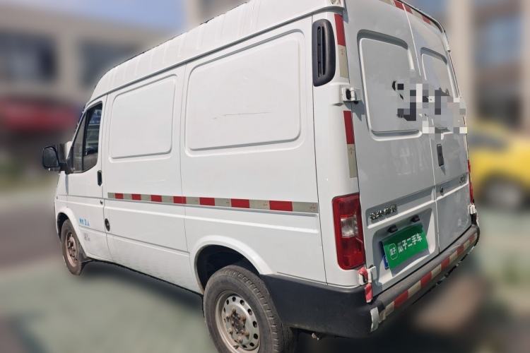 Used JMC Transit 2017 2.8T Commercial Version Short Wheelbase Mid-Roof 3-Seater JX493 Rear Left 45 Deg