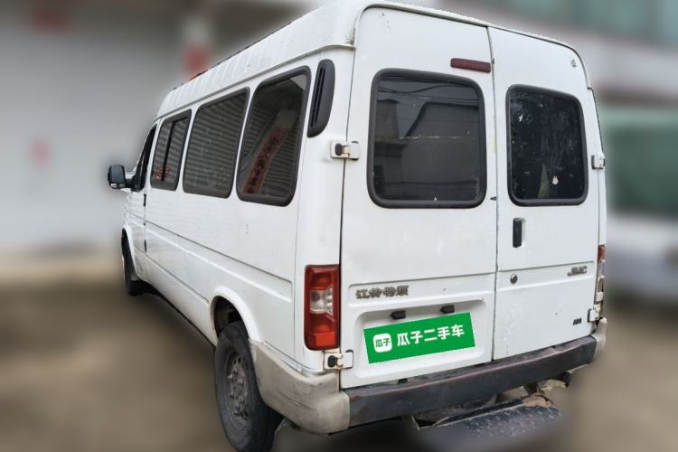 Used JMC Transit 2017 2.8T Commercial Version Long Wheelbase Mid-Roof 6/7/8-Seater JX493 Rear Left 45 Deg