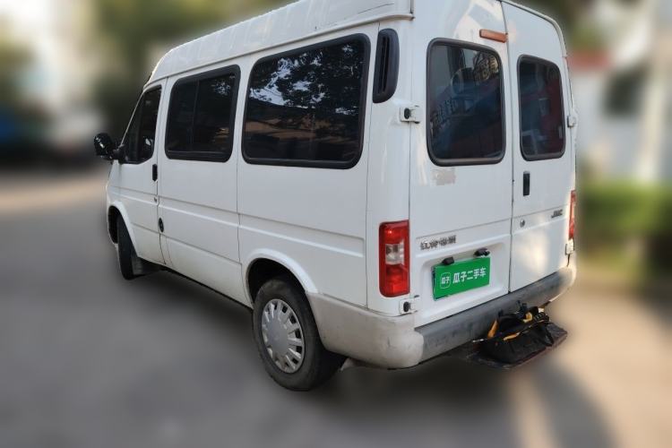 Used JMC Transit 2017 2.8T Commercial Version Short Wheelbase Mid-Roof 6/7/8-Seater JX493 Rear Left 45 Deg