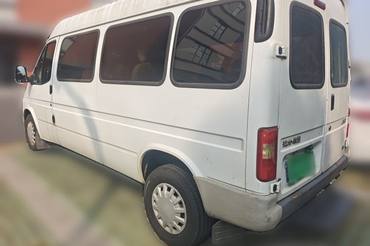 Used JMC Transit 2017 2.8T Commercial Version Long Wheelbase Mid-Roof 6/7/8-Seater JX493 Rear Left 45 Deg
