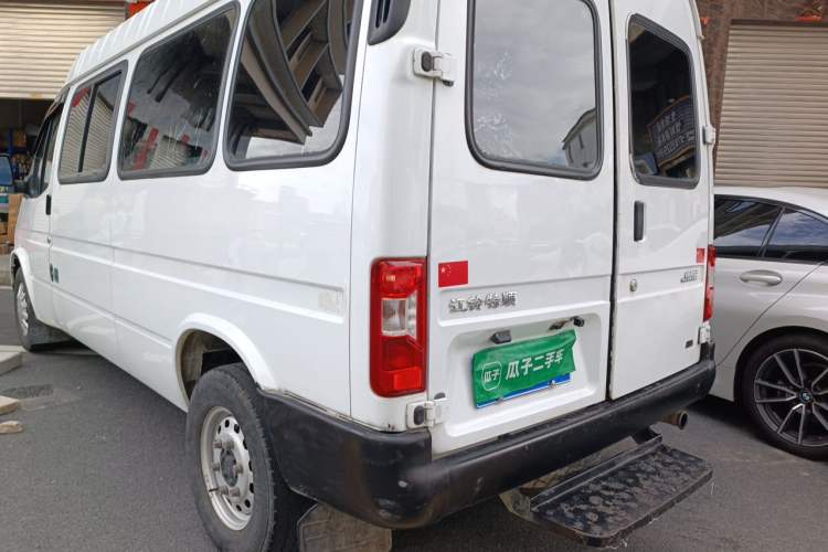 Used JMC Transit 2017 2.8T Commercial Version Long Wheelbase Mid-Roof 6/7/8-Seater JX493 Rear Left 45 Deg