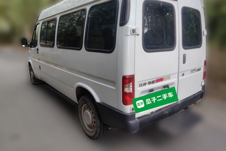 Used JMC Transit 2017 2.8T Commercial Version Long Wheelbase Mid-Roof 6/7/8-Seater JX493 Rear Left 45 Deg