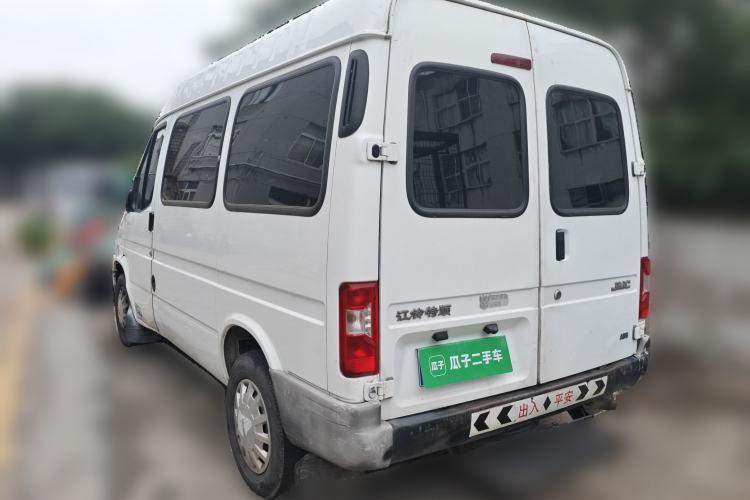Used JMC Transit 2017 2.8T Commercial Version Short Wheelbase Mid-Roof 6/7/8-Seater JX493 Rear Left 45 Deg
