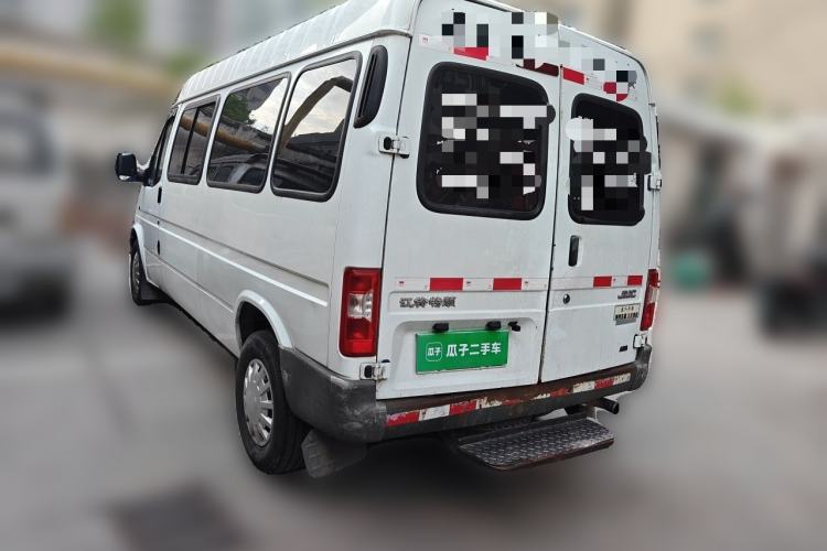 Used JMC Transit 2017 2.8T Commercial Version Long Wheelbase Mid-Roof 6/7/8-Seater JX493 Rear Left 45 Deg