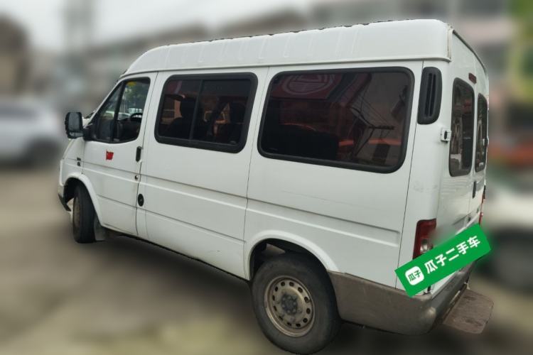 Used JMC Transit 2017 2.8T Commercial Version Short Wheelbase Mid-Roof 6/7/8-Seater JX493 Rear Left 45 Deg